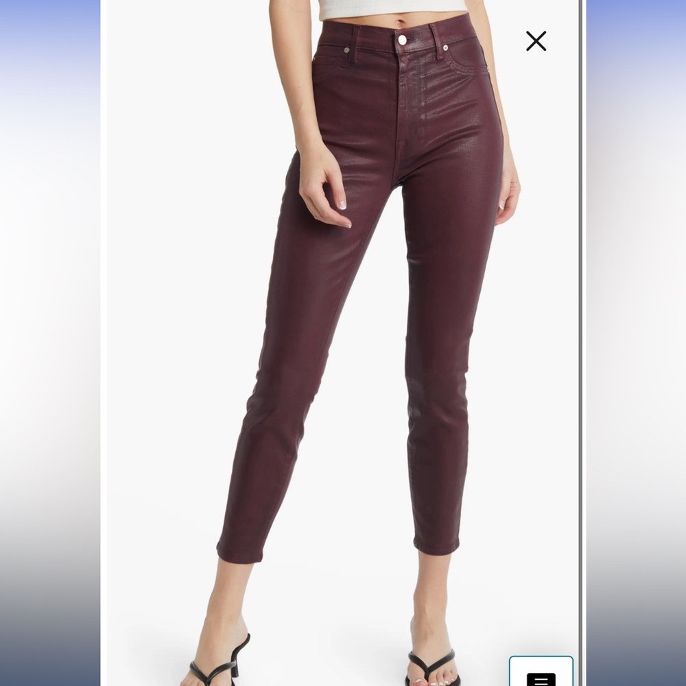 7 For All Mankind Burgundy Women Jeans